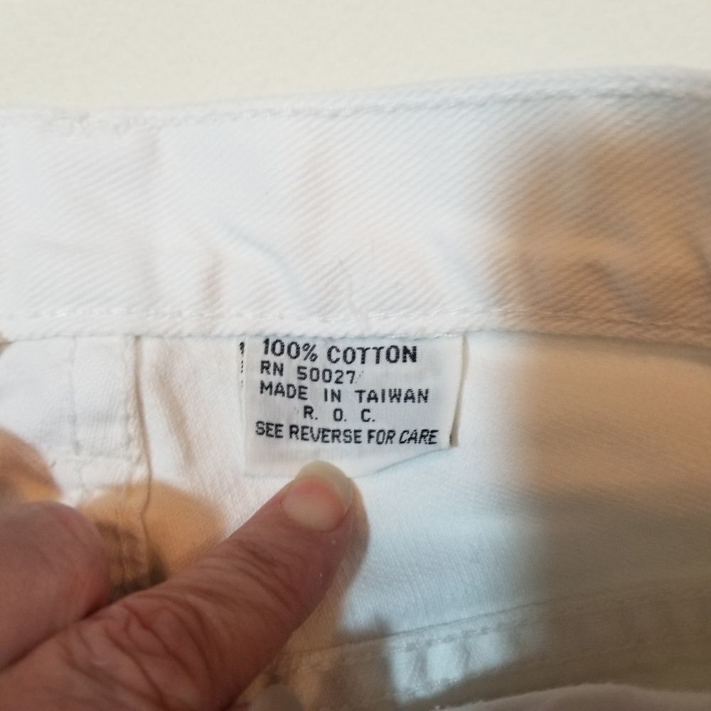 Vintage Rio White High Rise "Mom" Jeans Size 5 - Picture 8 of 8